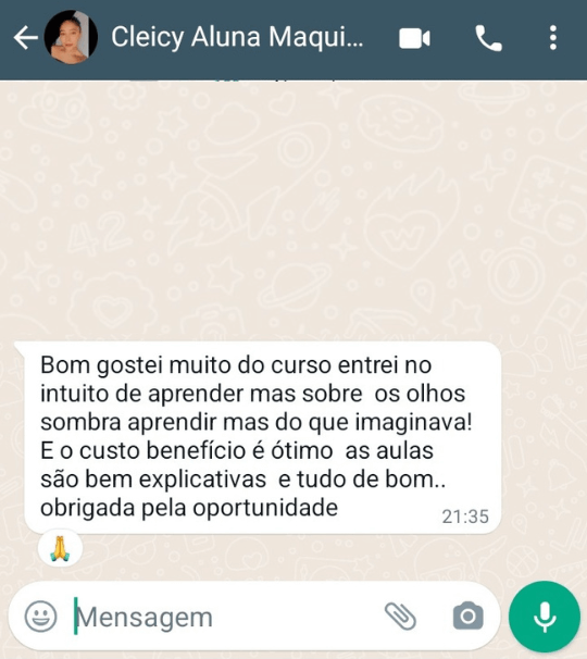 CLEICY - DEPOIMENTO