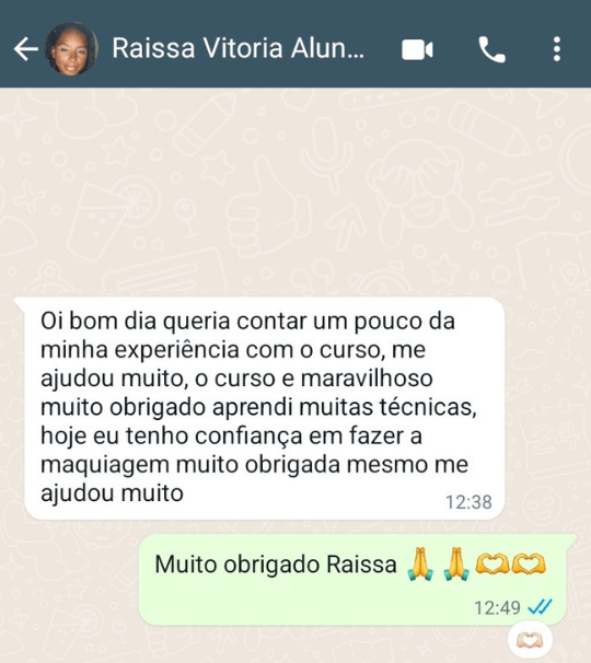 RAISSA VITORIA - DEPOIMENTO
